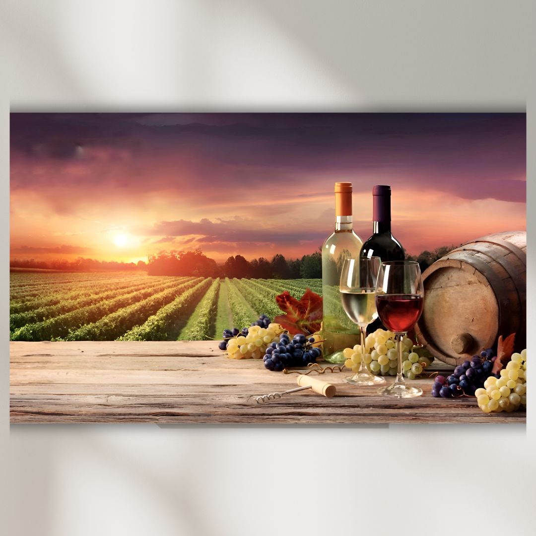 Canvas slika Vinograd i vino
