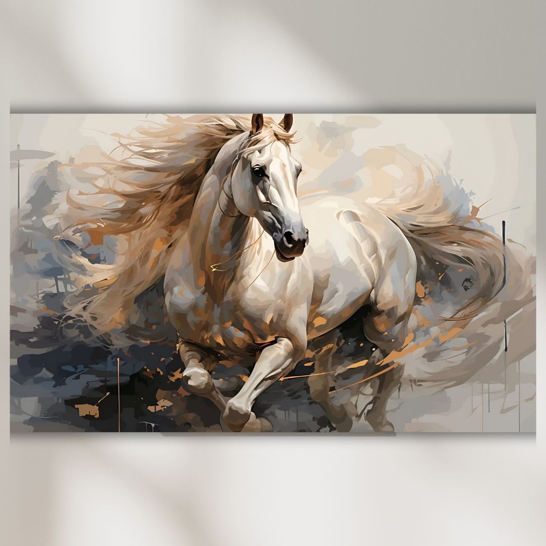 Canvas slika Beli konj