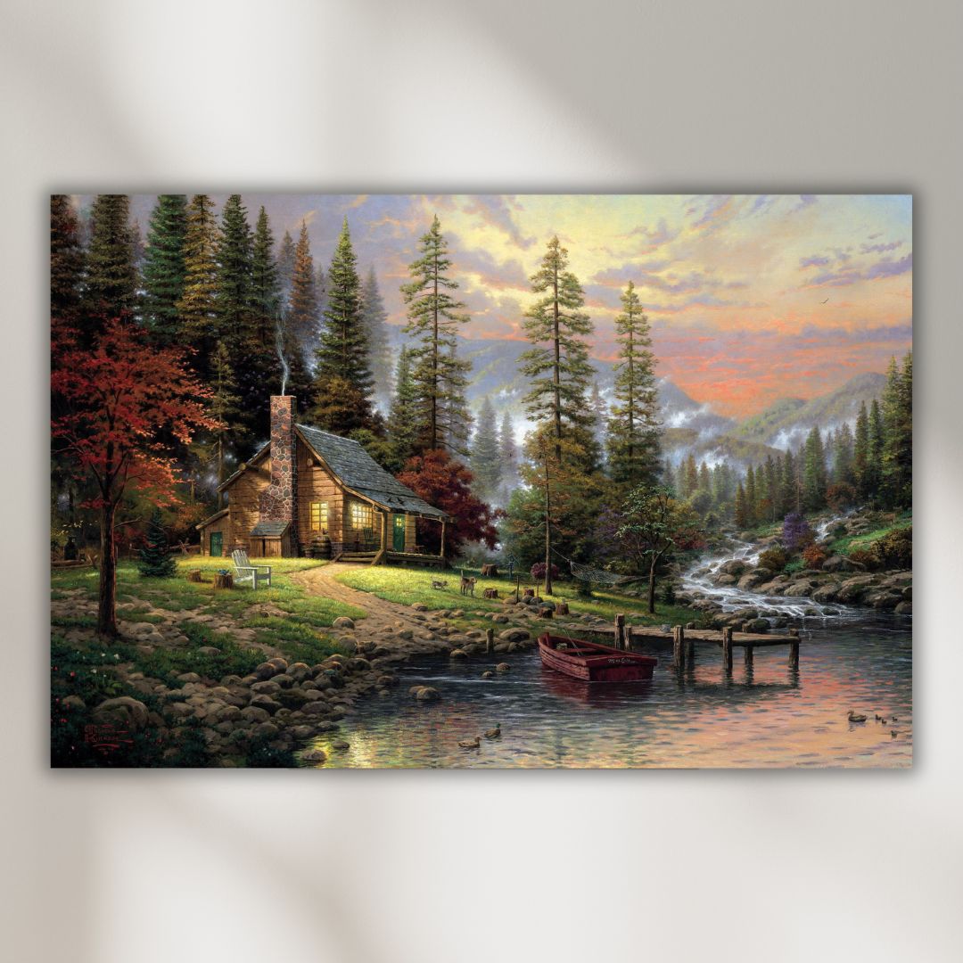 Canvas slika Seoska koliba